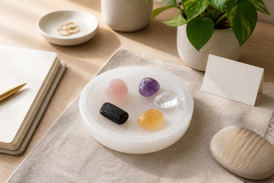 How to Use a Selenite Charging Plate