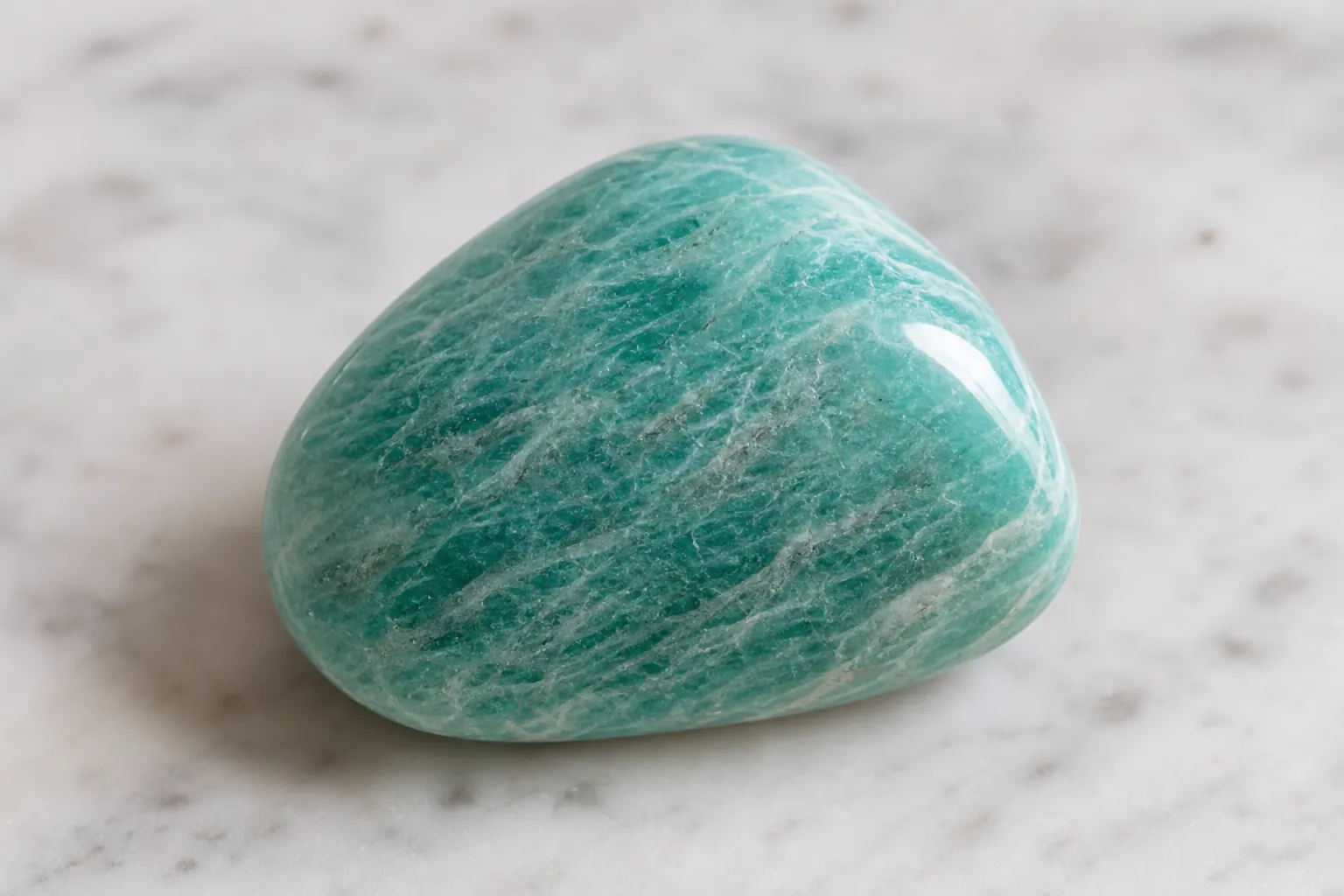 Realistic photo of Amazonite crystal