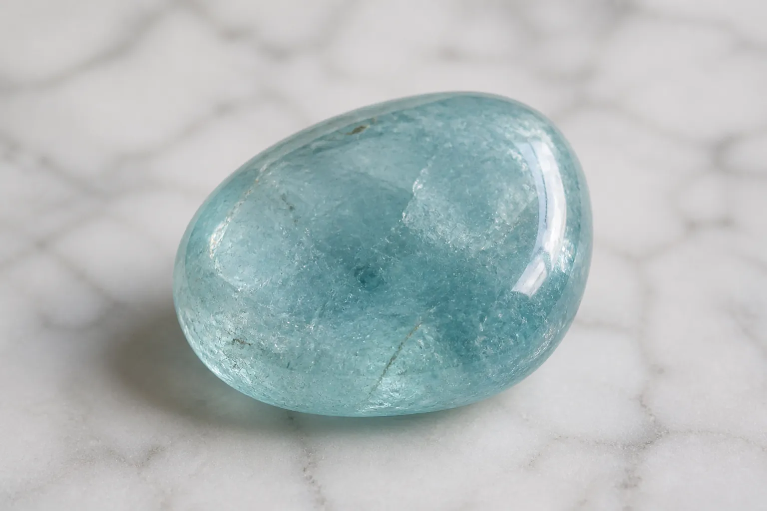 Realistic photo of Aquamarine crystal