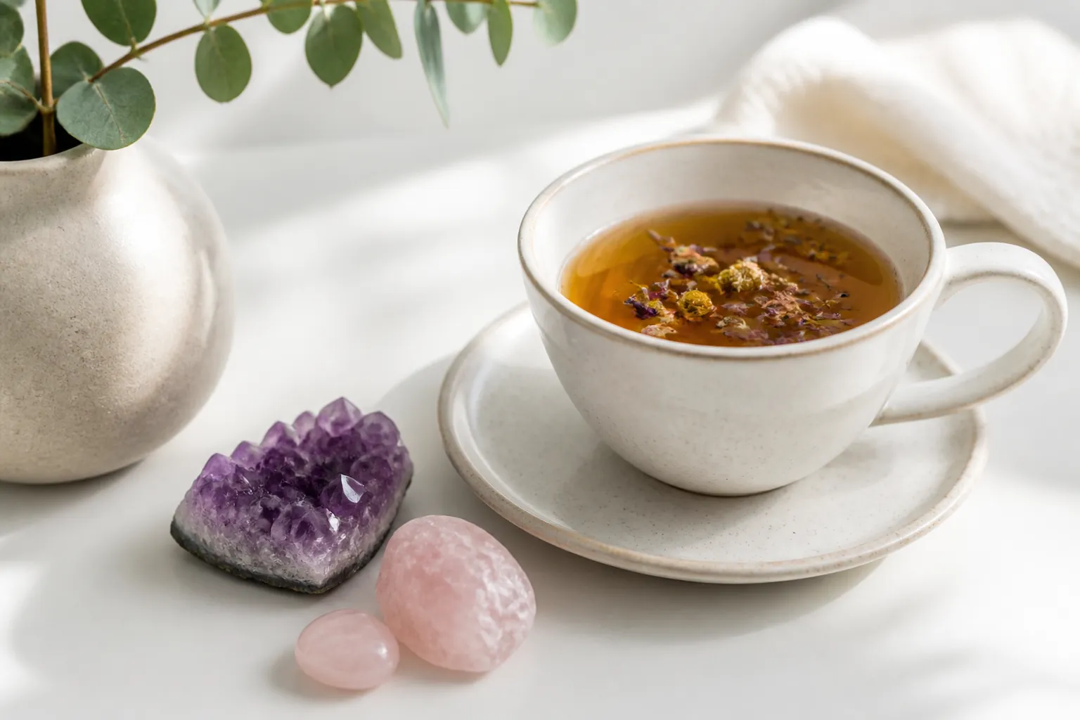 Relaxing crystals photo