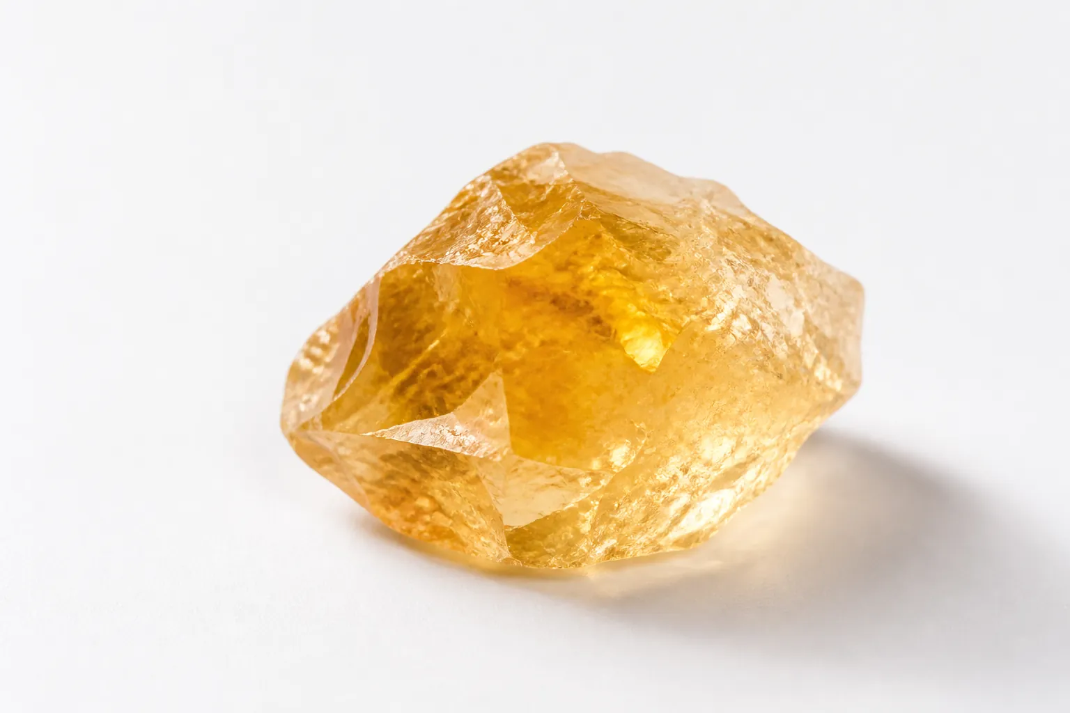Realistic photo of Citrine crystal