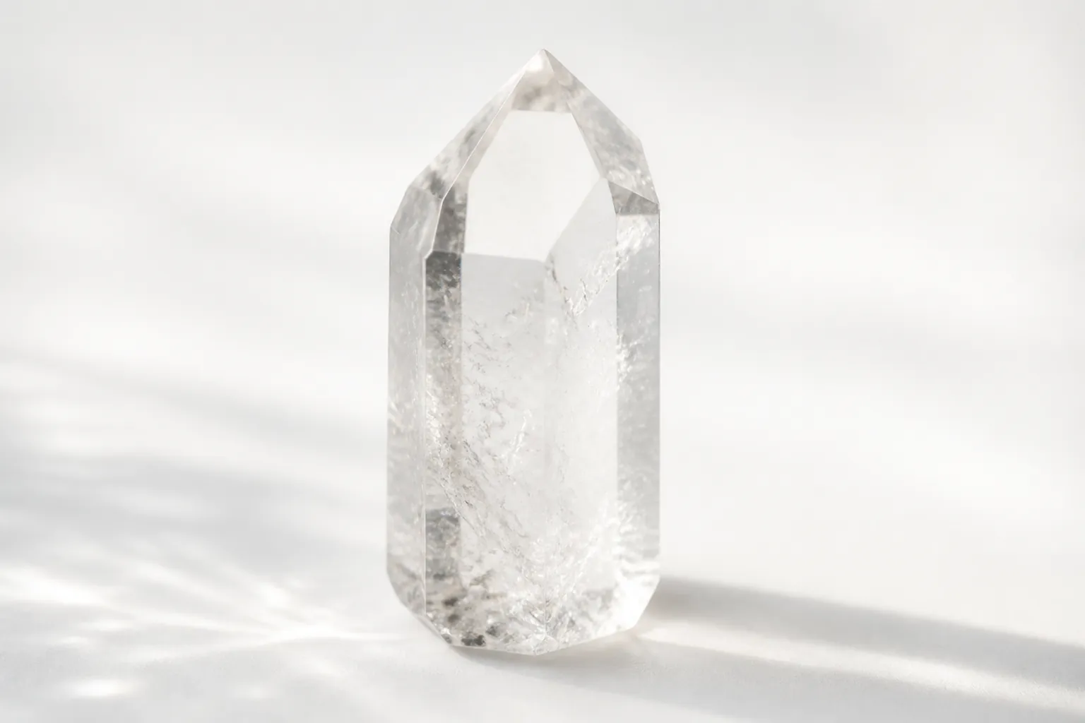 Realistic photo of Clear Quartz crystal
