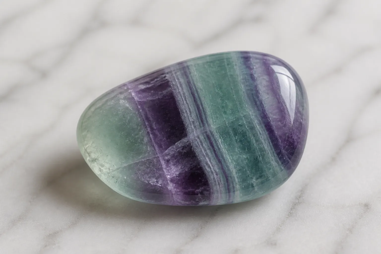Realistic photo of Fluorite crystal