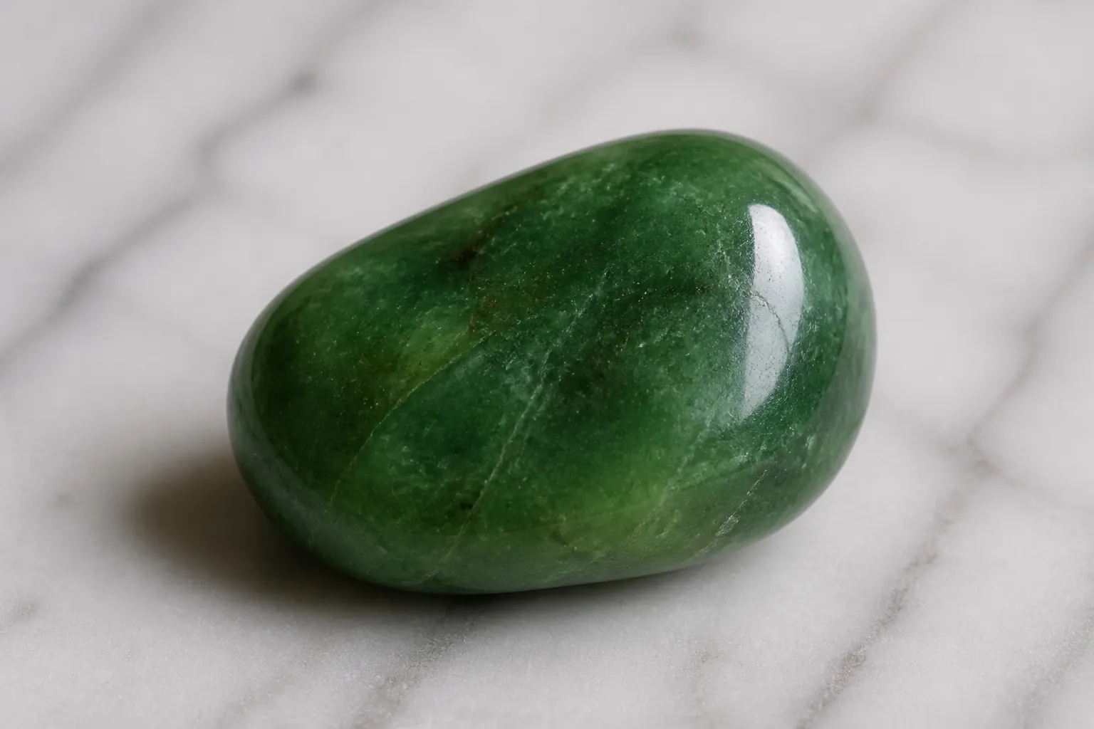 Realistic photo of Jade crystal