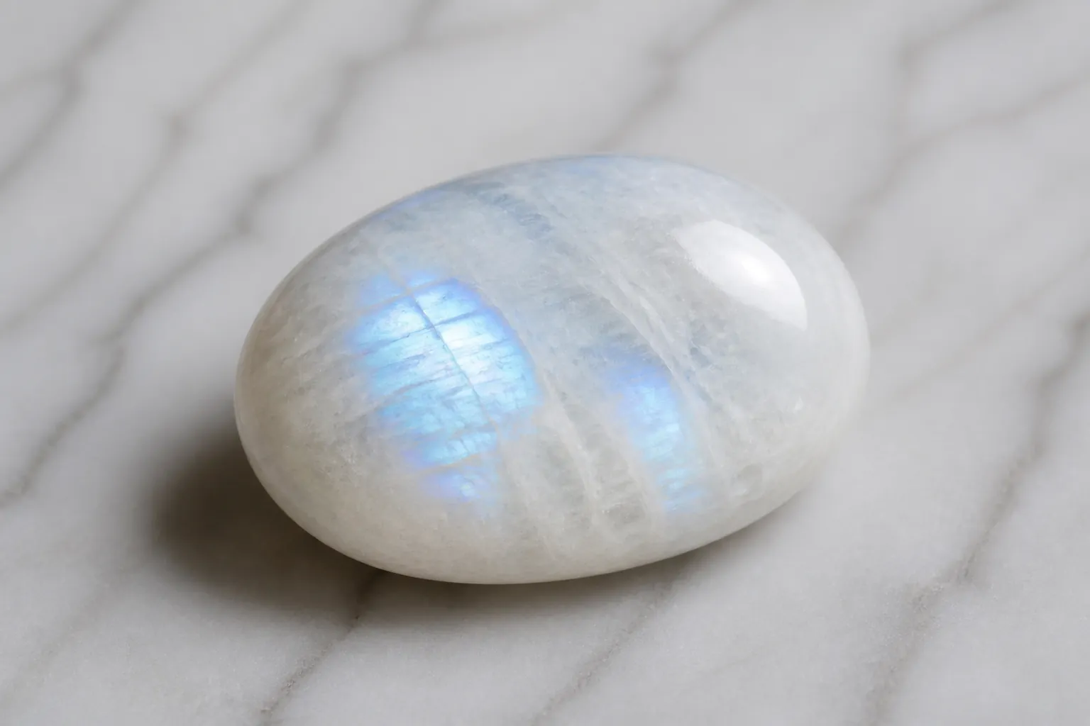 Realistic photo of Moonstone crystal