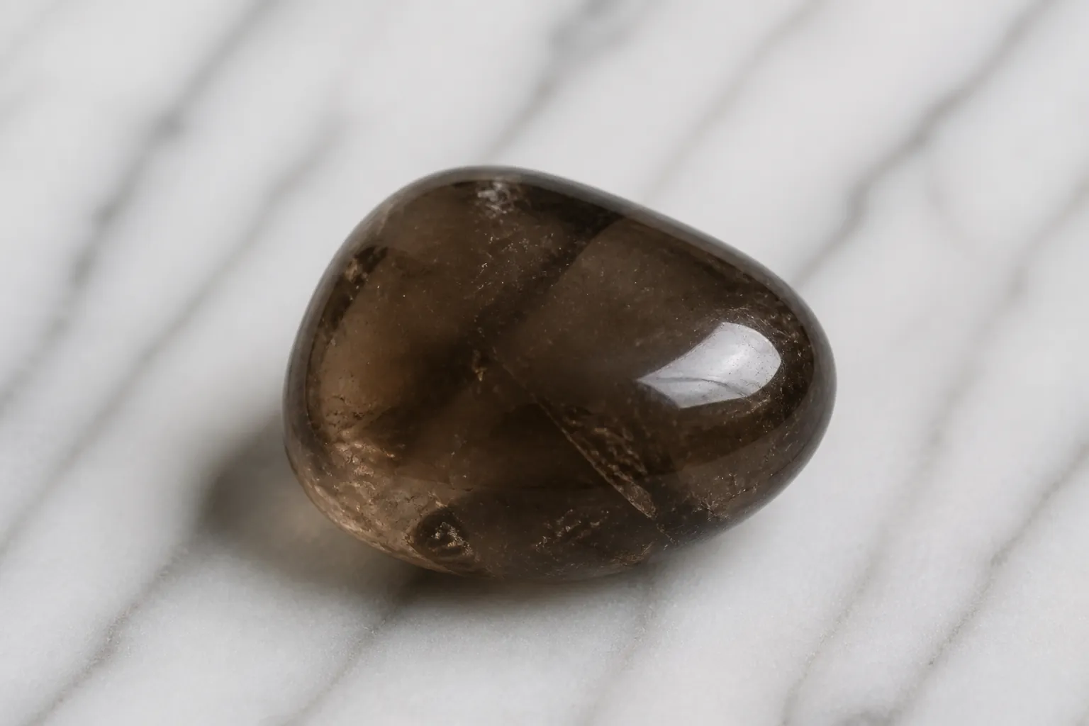 Realistic photo of Smoky Quartz crystal