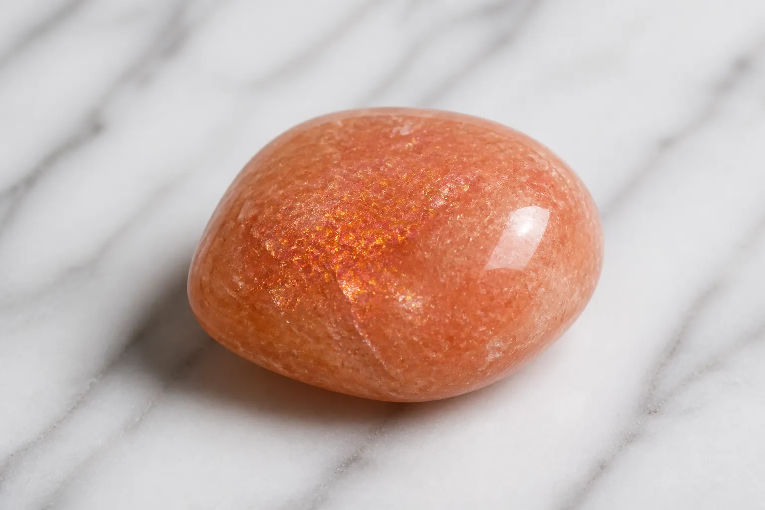 Realistic photo of Sunstone crystal